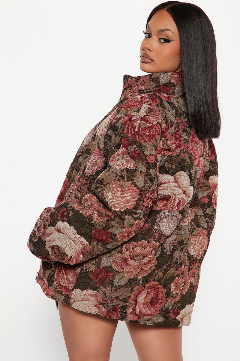 Winter roses top coat anthropologie
