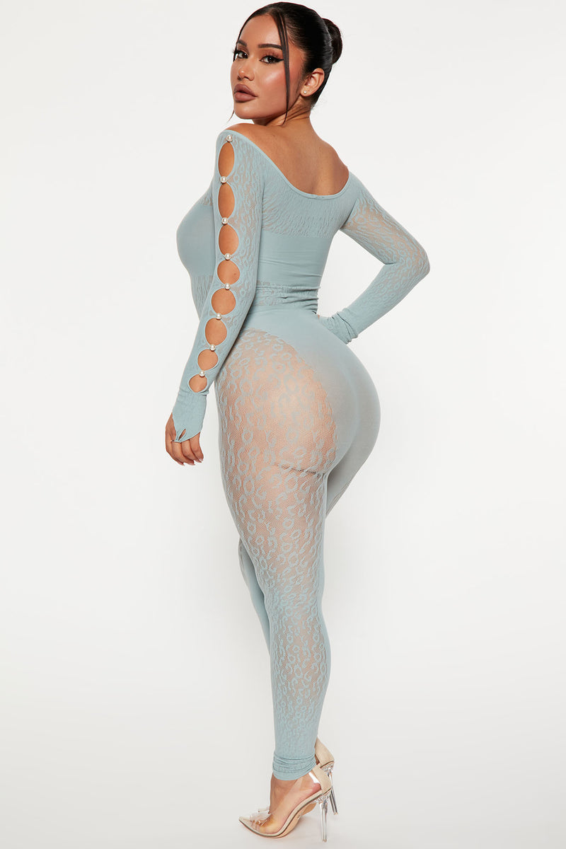Fashion nova sheer jumpsuit hot sale