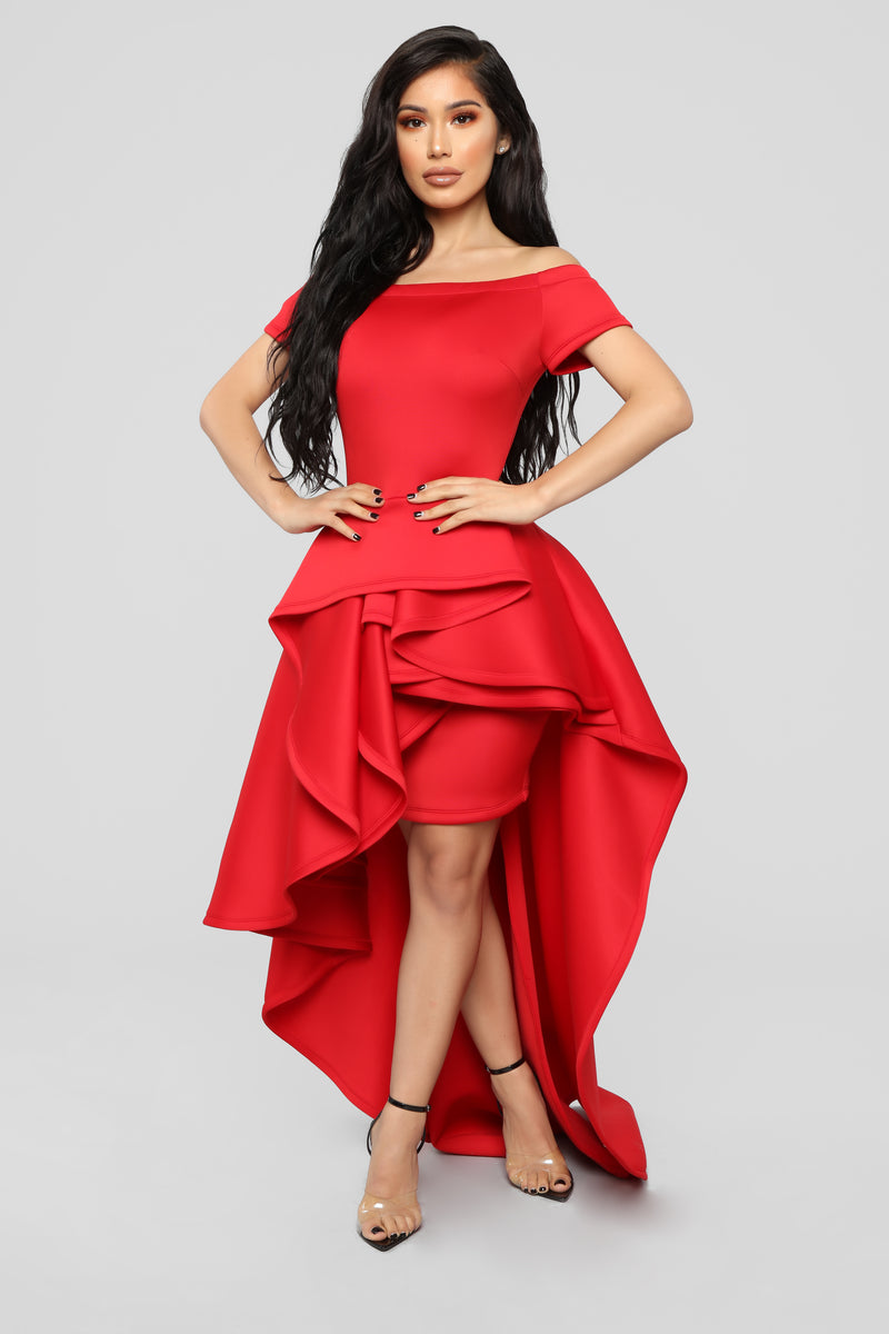 High low discount dress fashion nova