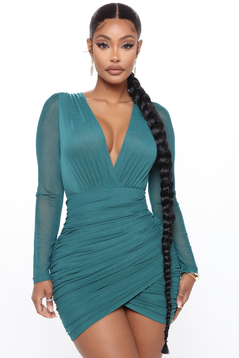 Sheer Goes Nothing Mini Dress Hunter Fashion Nova Dresses