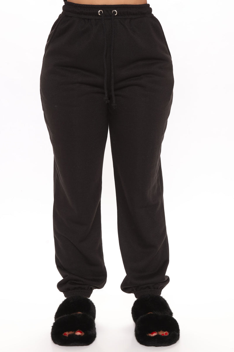 Big On Comfort Jogger Pant Black Fashion Nova Pants Fashion