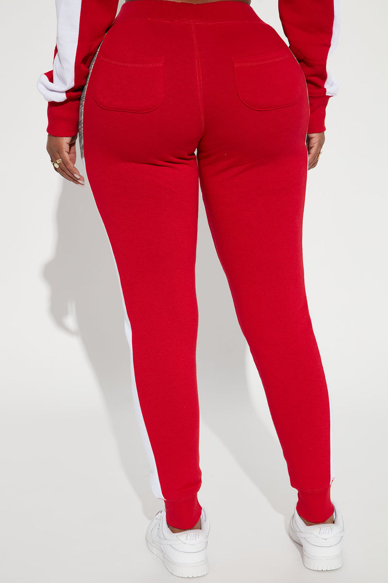 Analissa Jogger Red Fashion Nova Pants Fashion Nova