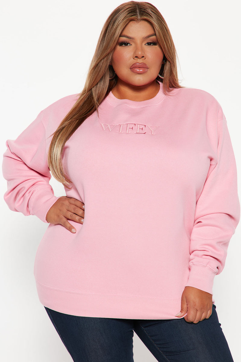 Plus size wifey sweatshirt discount