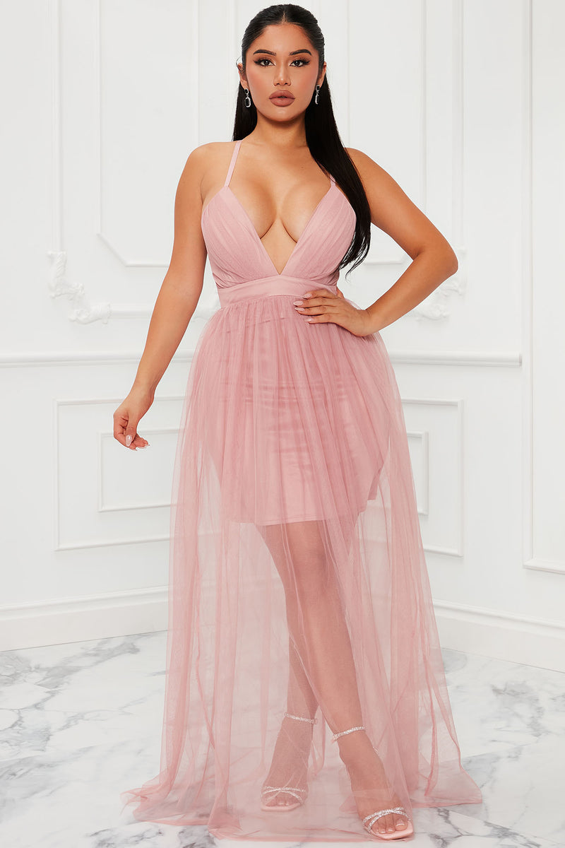 Mauve dress outlet fashion nova