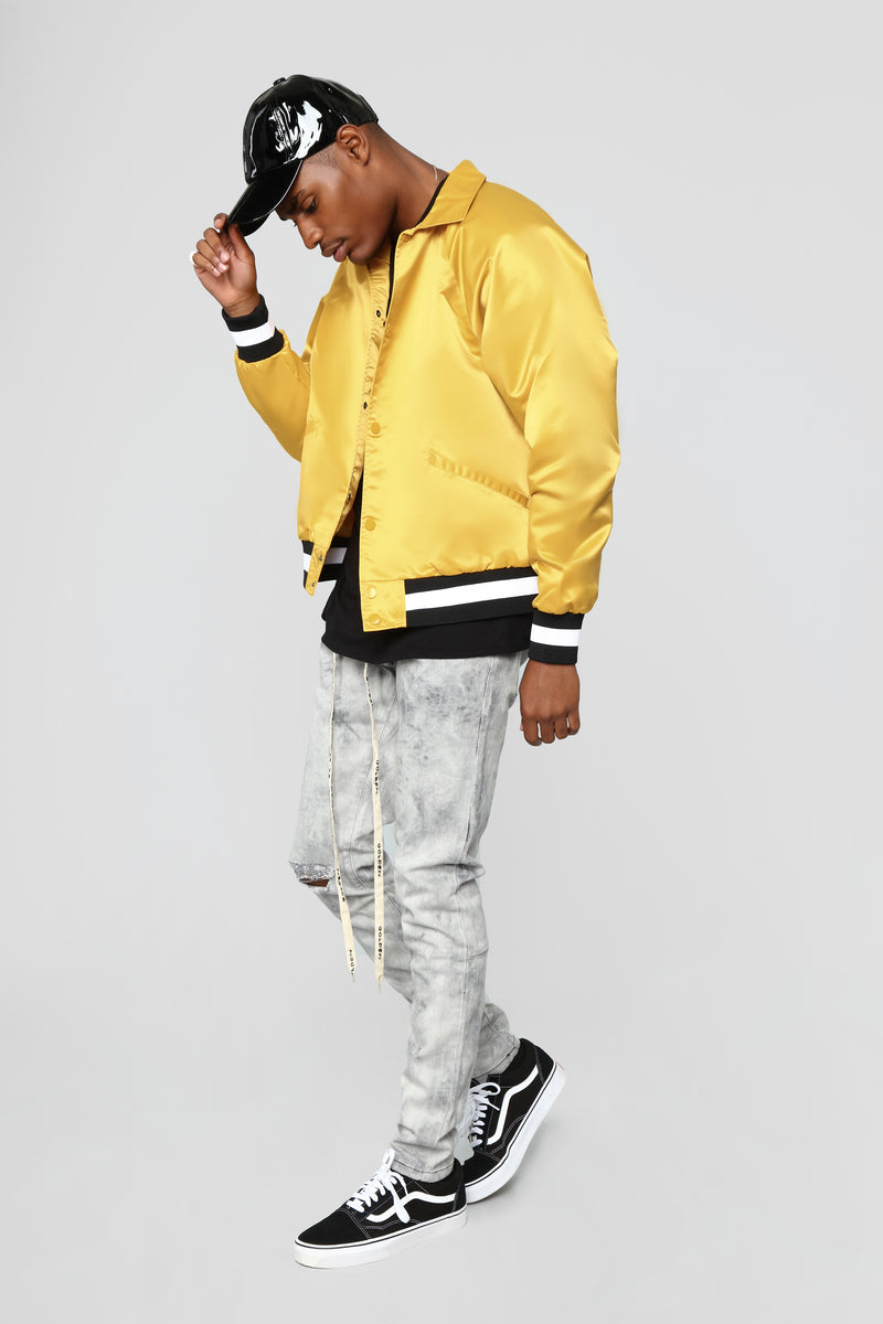 Zack satin sale jacket