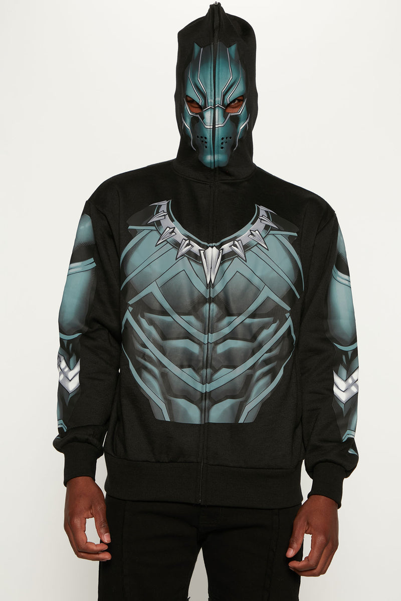 Black Panther Zip Up Hoodie Black Fashion Nova Mens Graphic