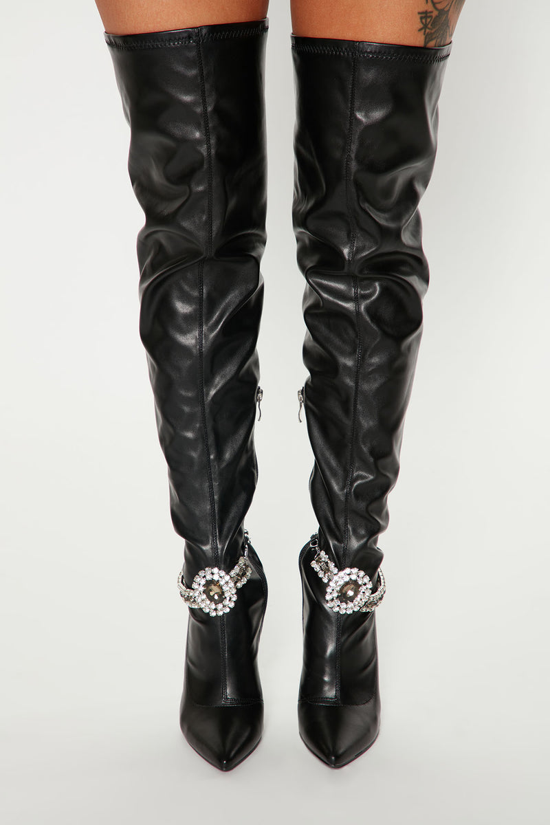 Adarra over the knee online boots