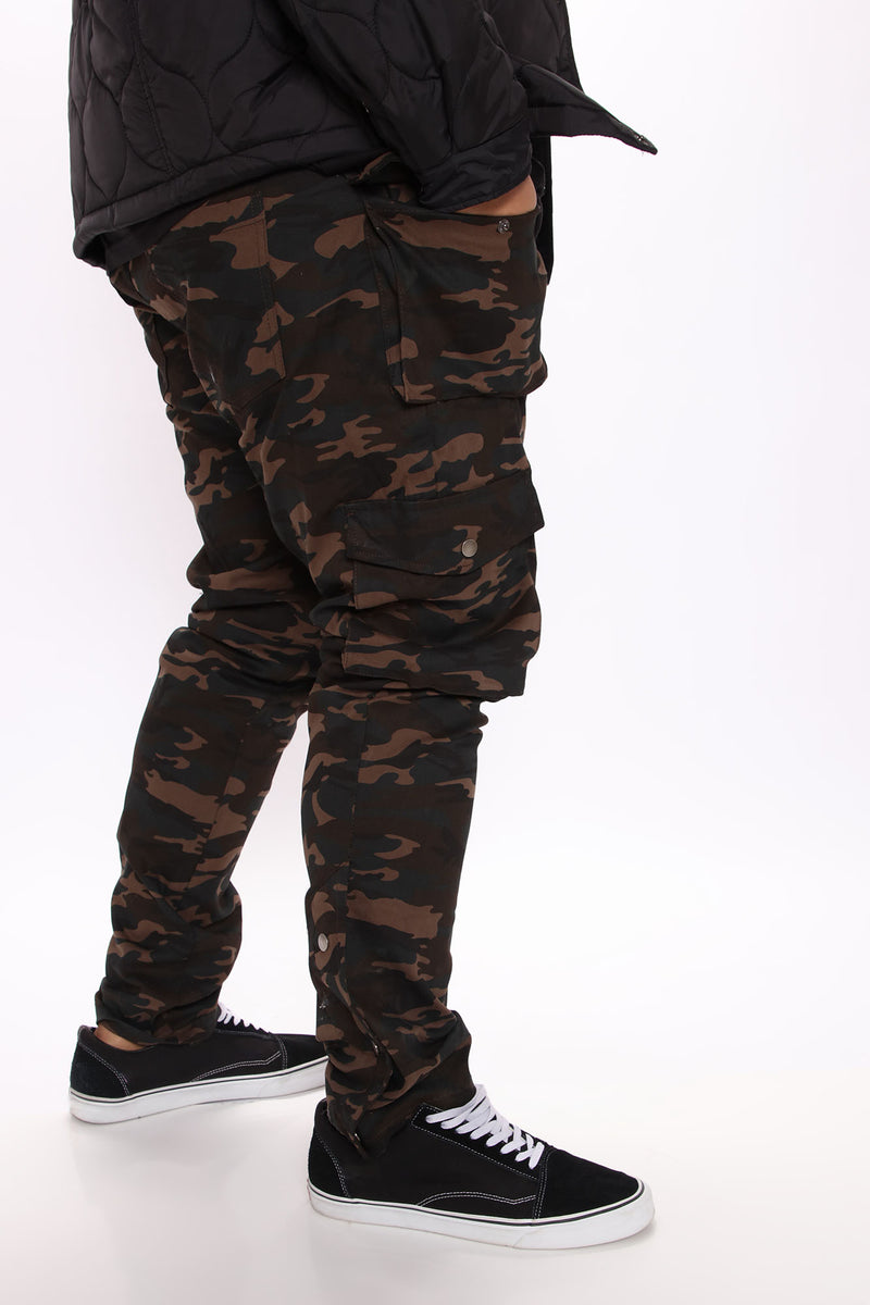 Worker Cargo Pants Camouflage Fashion Nova Mens Pants
