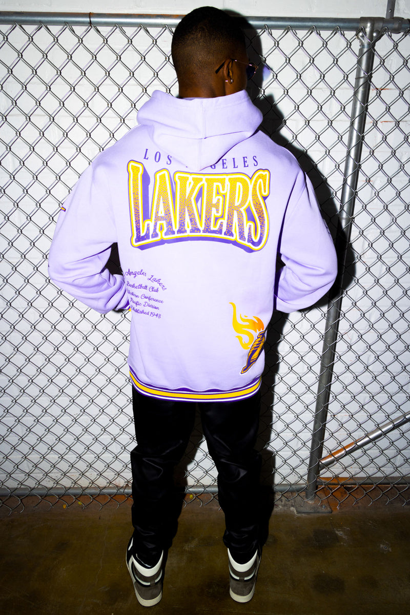 NBA LA Los Angeles Lakers Hoodie Sweatshirt Purple