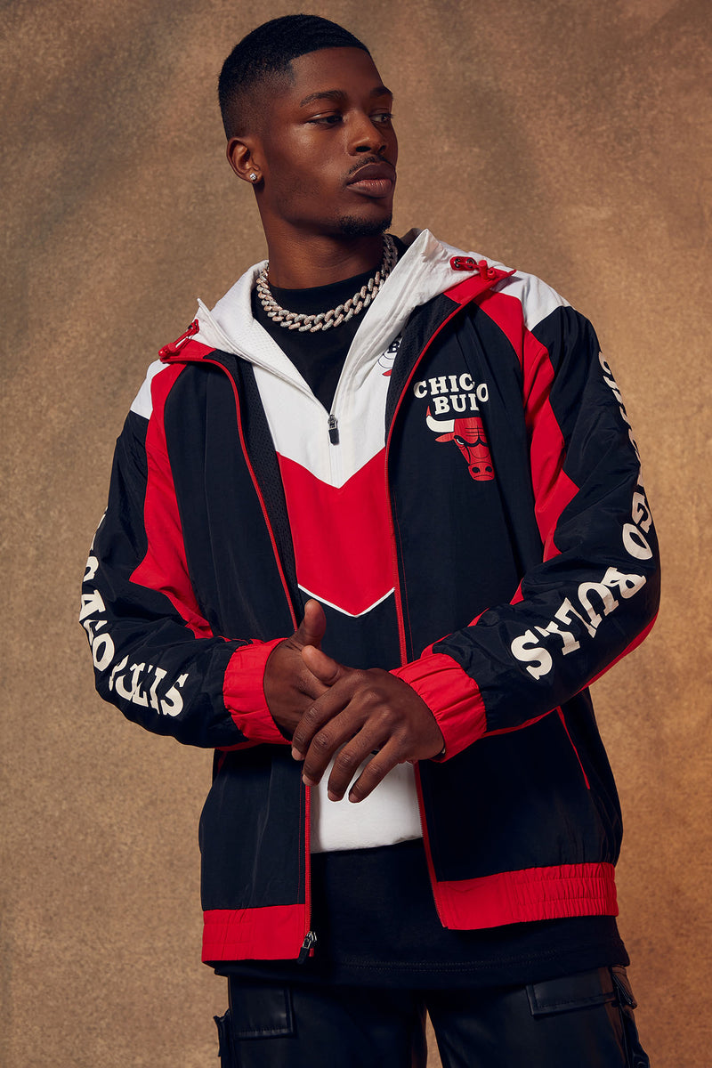 Chicago bulls red jacket sale