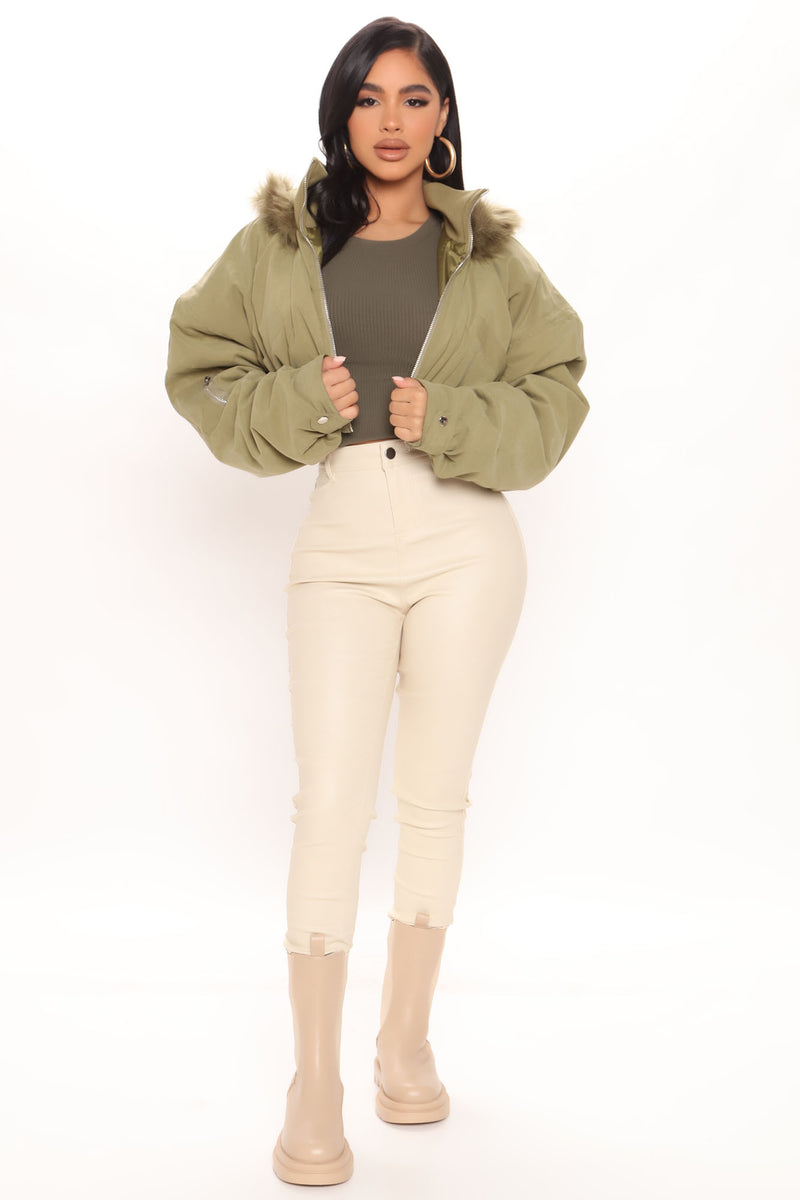 Nude new arrivals hooded puffer
