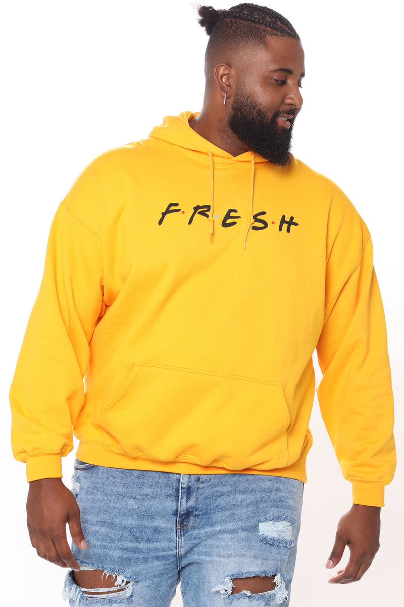 Yellow hoodie fashion store