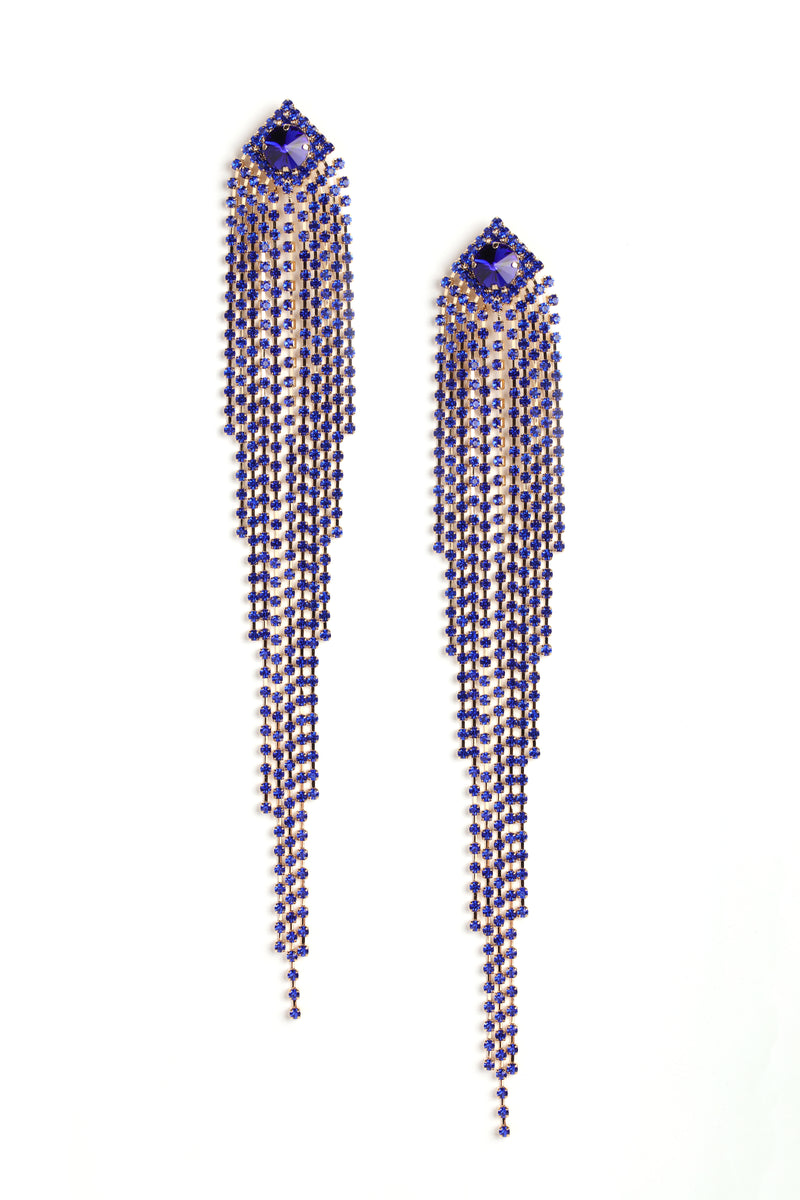 Because I'm Extra Earrings - Cobalt | Fashion Nova, Jewelry | Fashion Nova