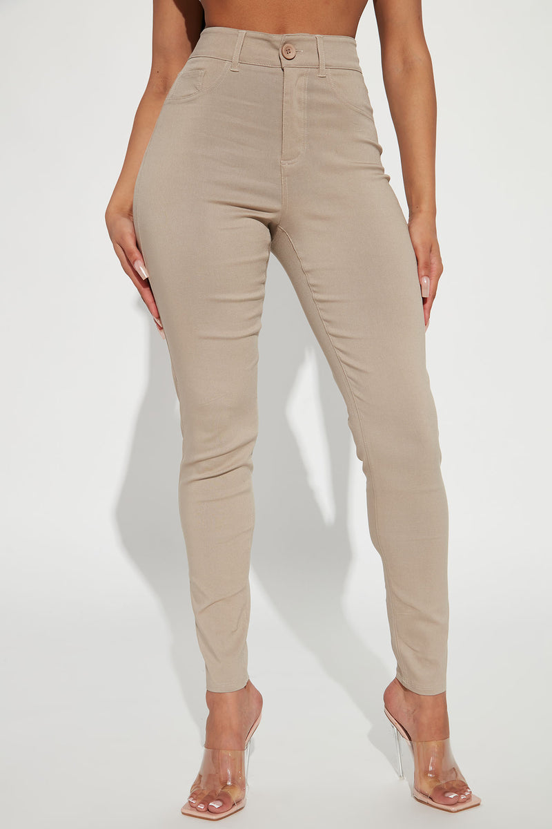 Girls khaki top skinny pants