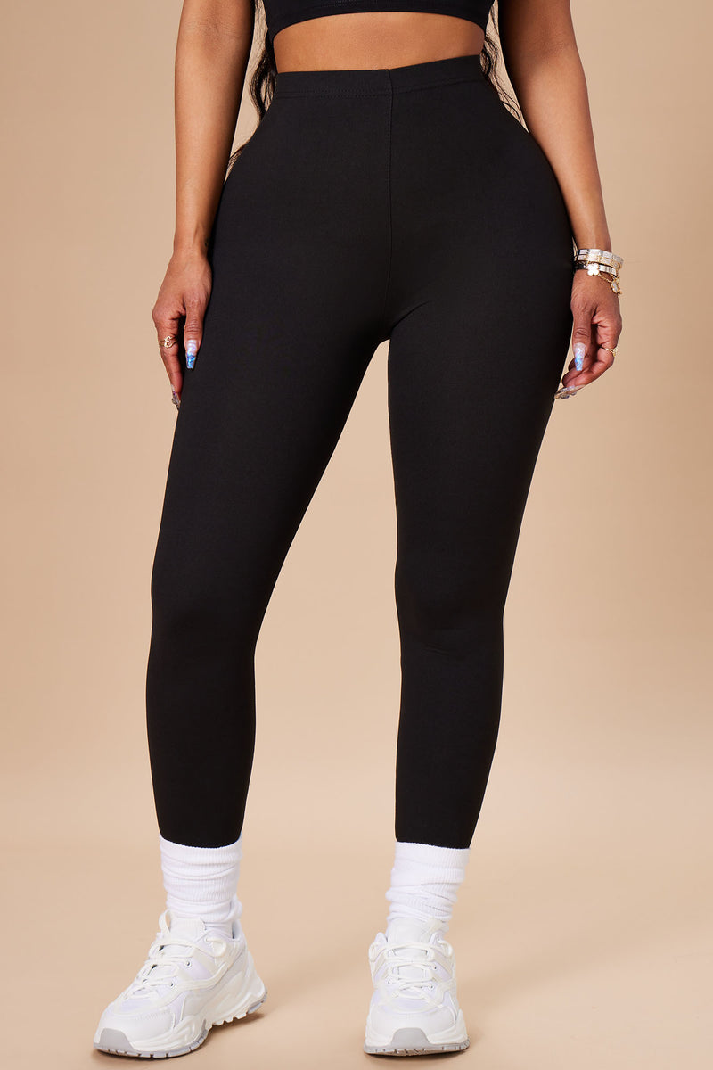 Rise Leggings - Adult Black