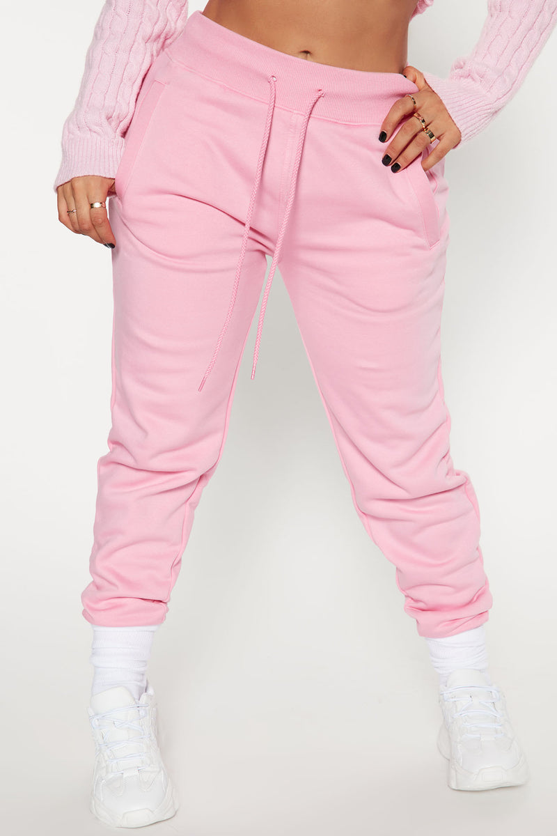 Stole Your Boyfriend s Oversized Jogger Pink Fashion Nova