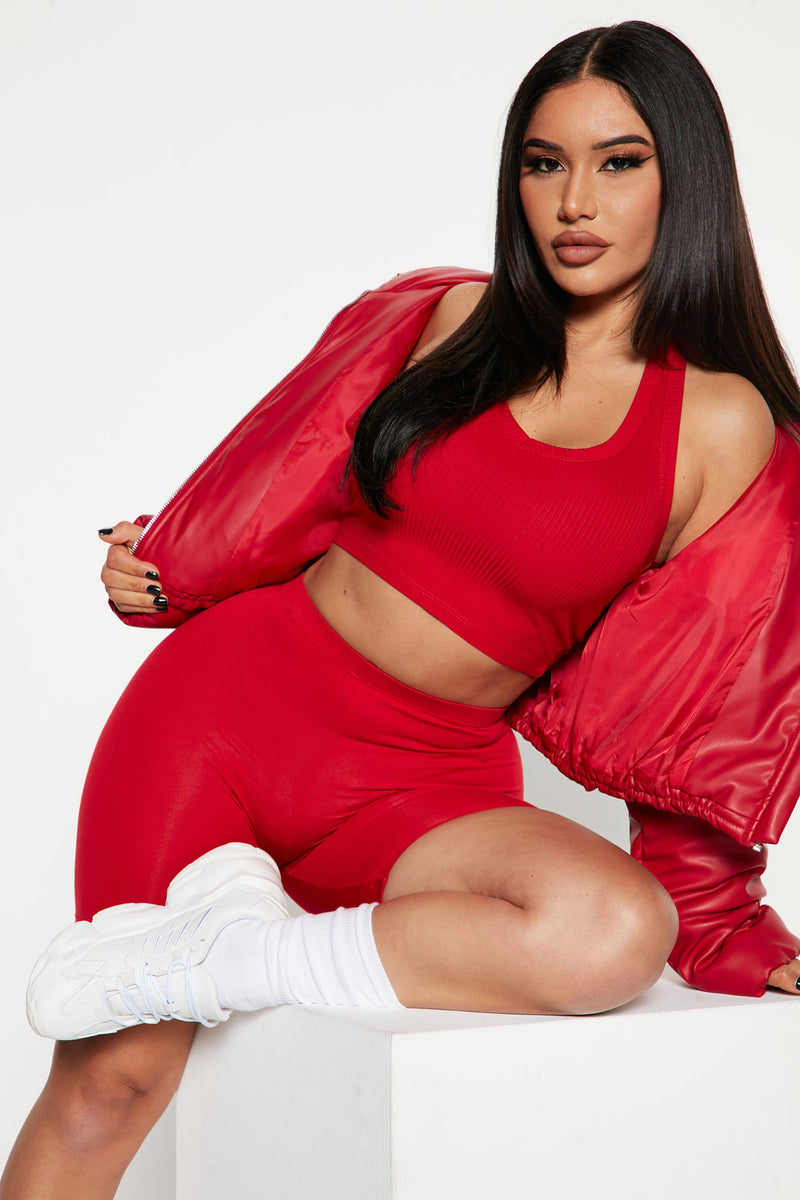 Fashion nova plus deals size biker shorts