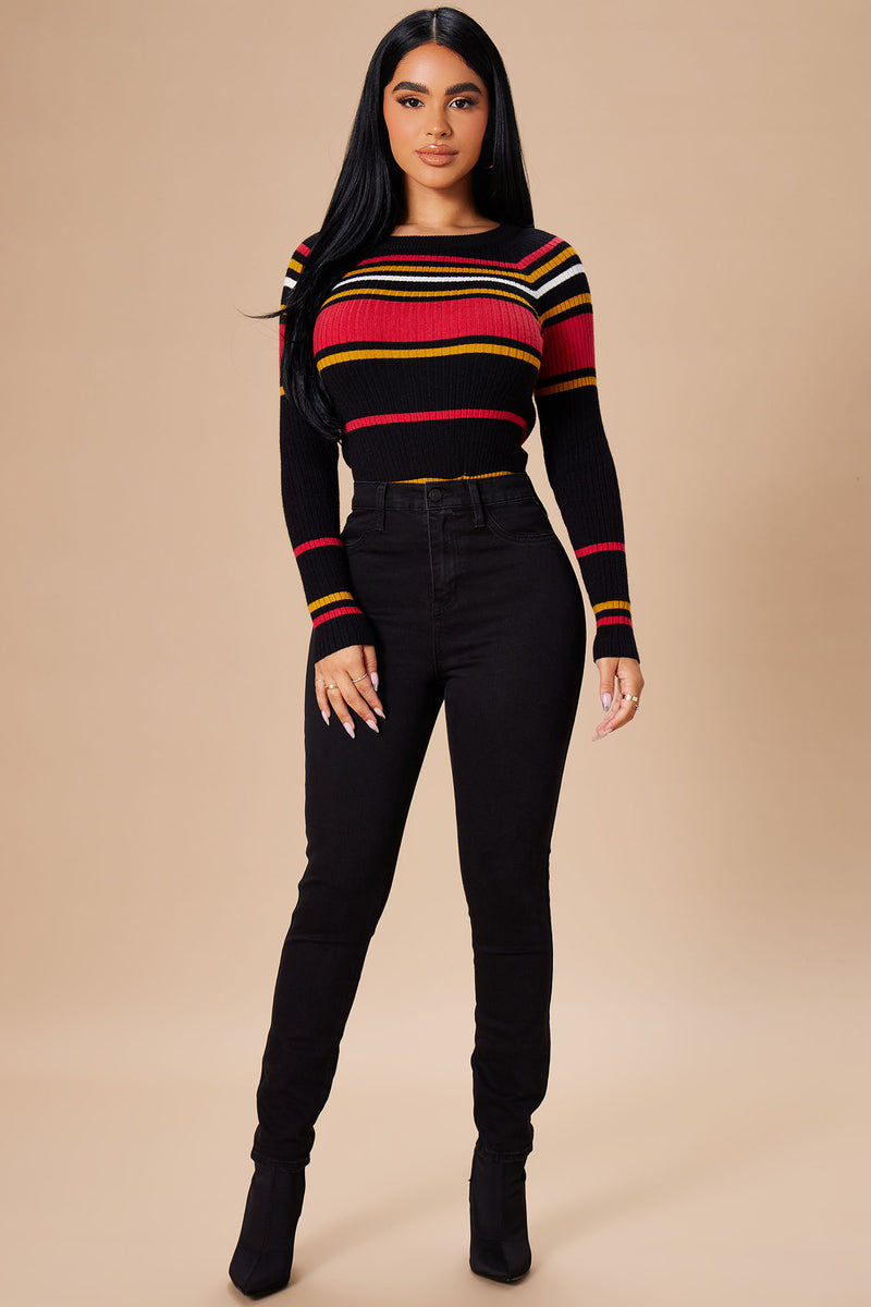 Fashion nova black best sale sweater