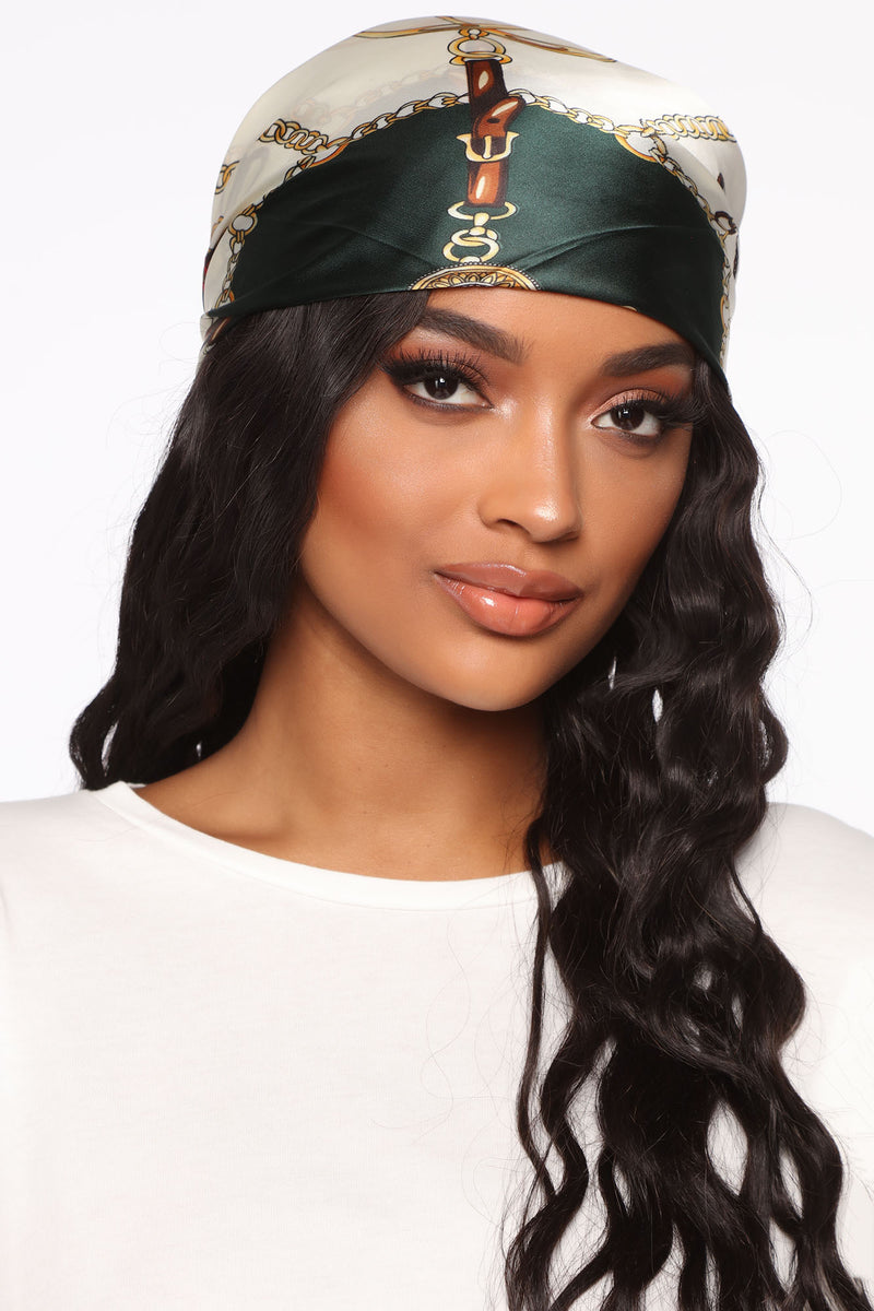 Transitional Phase Head Scarf Green Fashion Nova Accessories