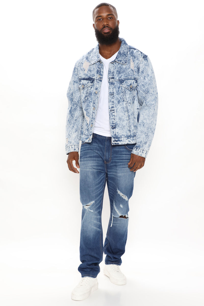 Acid wash jean jacket online