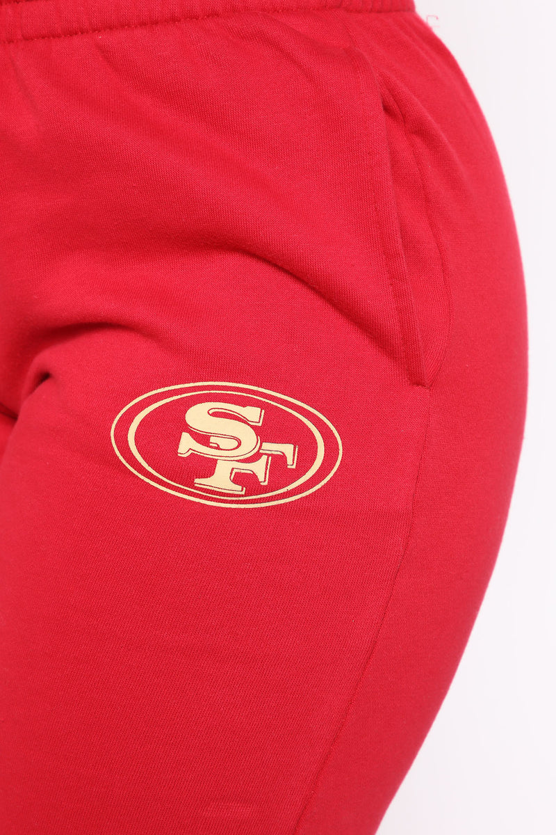 49ers Second Half Come-Back Wide Leg Pant - Red, Fashion Nova, Screens  Tops and Bottoms