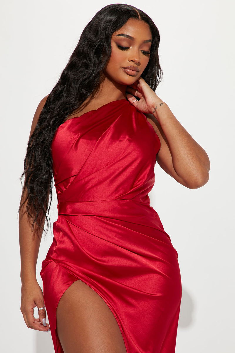 Gracie Satin Maxi Dress