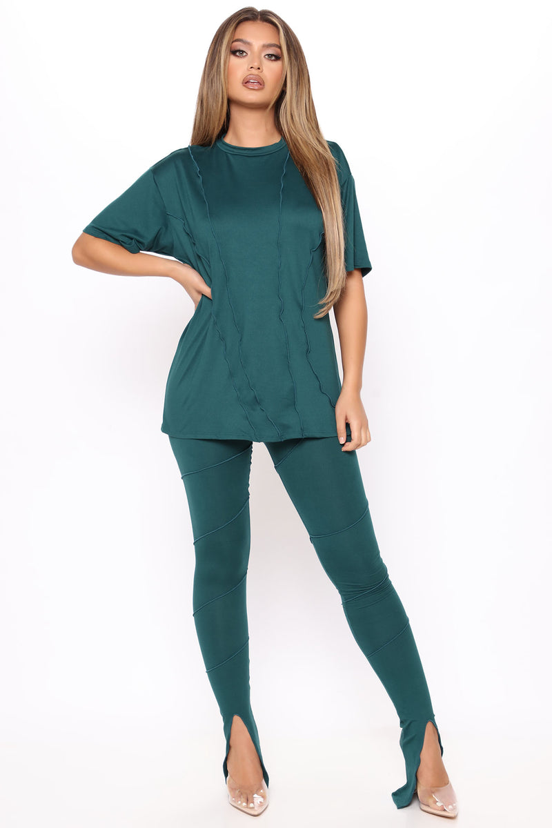 Follow The Leader Legging Set Hunter Fashion Nova, Matching Sets Fashion Nova