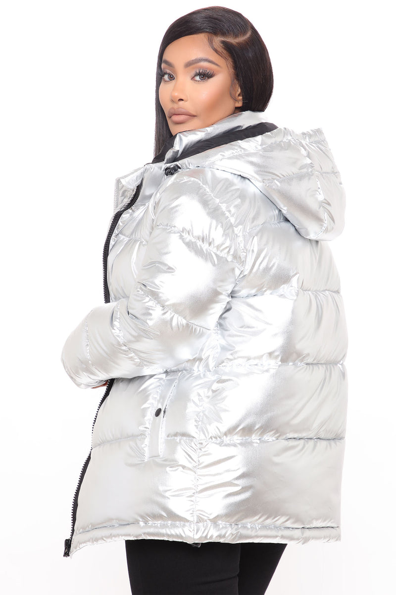 Ivy park deals silver puffer