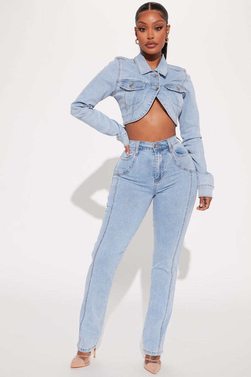 Darling Denim Bolero Jacket Light Wash Fashion Nova Jackets