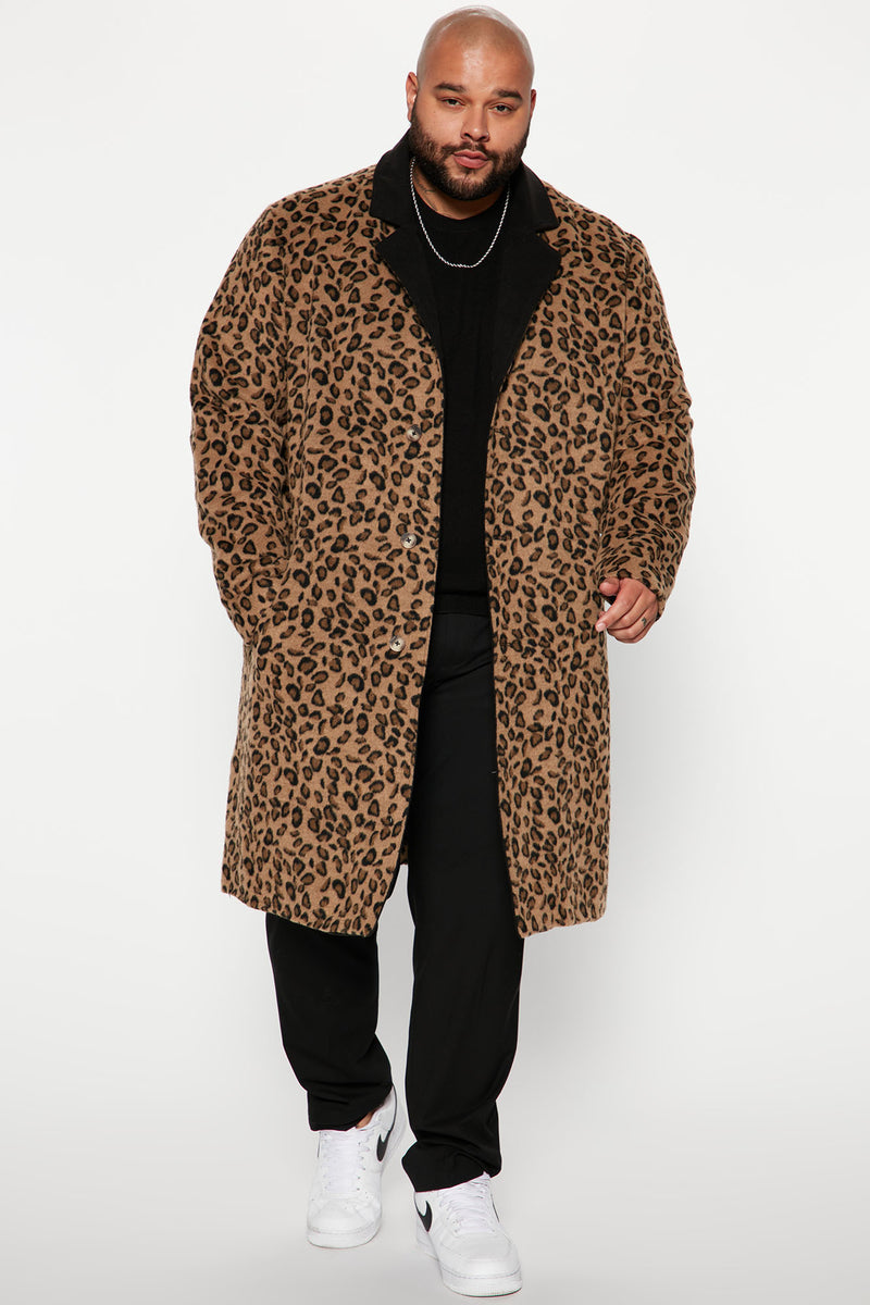Leopard car coat best sale