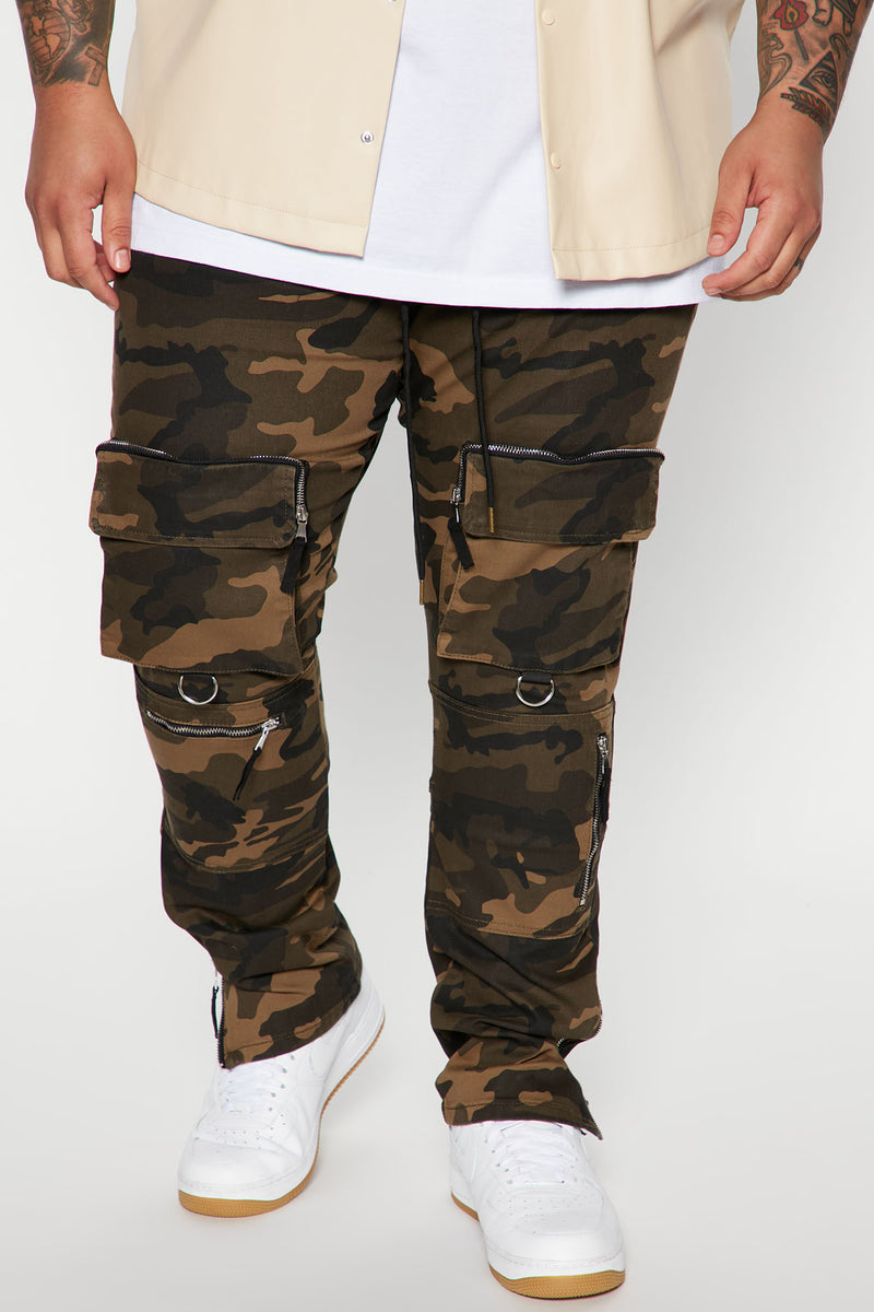 Camo zipper clearance pants