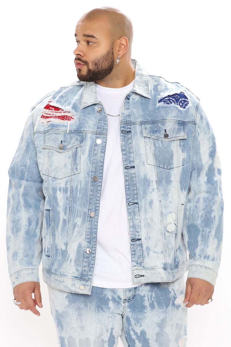 Fashion nova cheap jean jacket men
