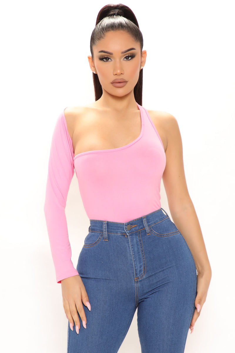 Arms Around Me Bodysuit Pink Fashion Nova, Bodysuits Fashion Nova
