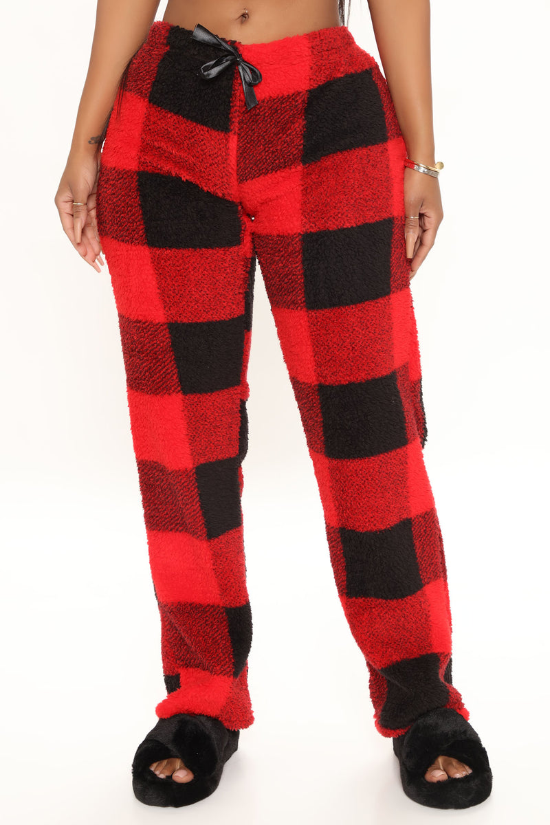 Red plaid pants fashion sales nova