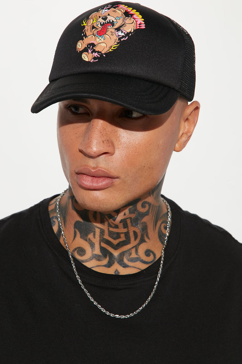 Wreaking Havoc Trucker Hat Black Fashion Nova, Mens Accessories