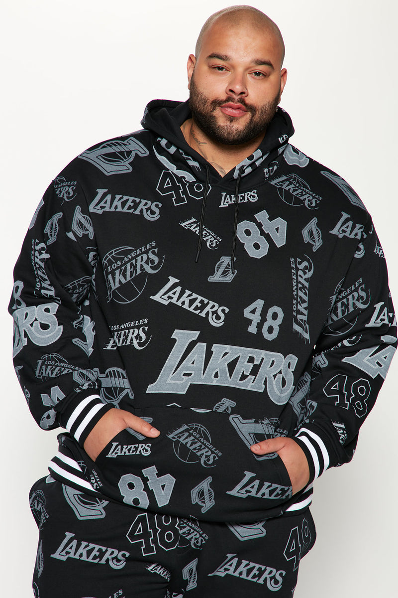 Mitchell & Ness x NBA Lakers Black Hoodie