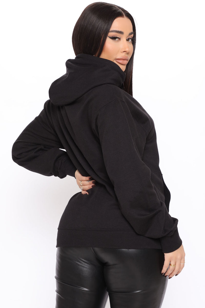 Pass The Vibe Check Oversized Hoodie - Black | Fashion Nova, Screens ...