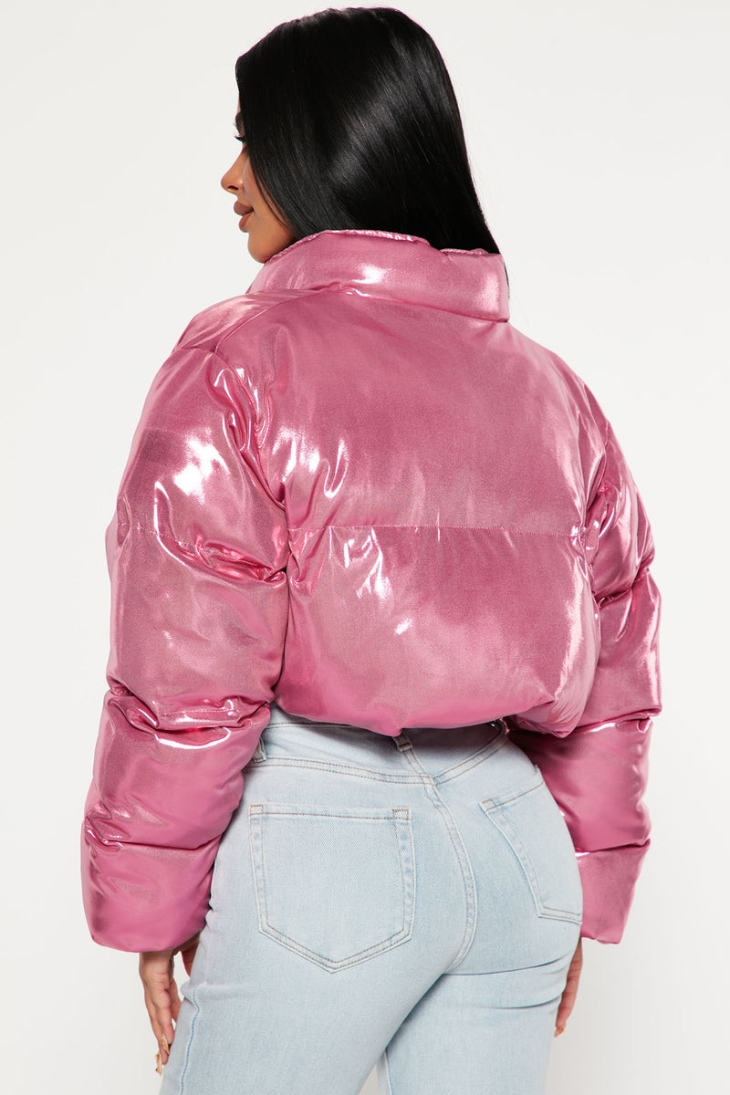 Fashion nova pink jacket outlet