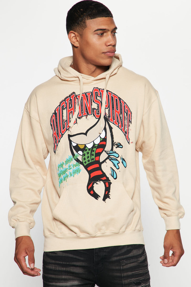 Pleasures destroyer sales contrast stitch hoodie