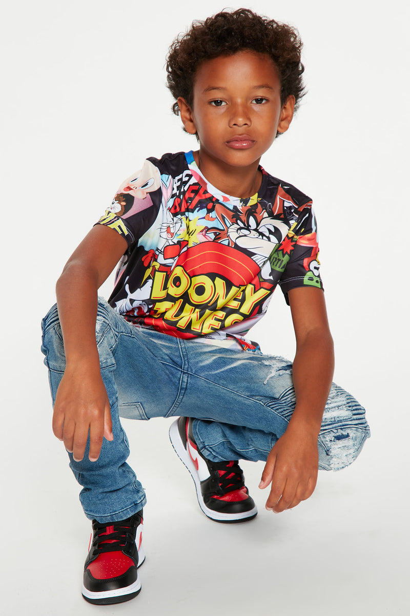 - Tunes Red/combo & T-Shirts Fashion Looney Nova Tee Mini Nova, | Fashion Tops Kids |