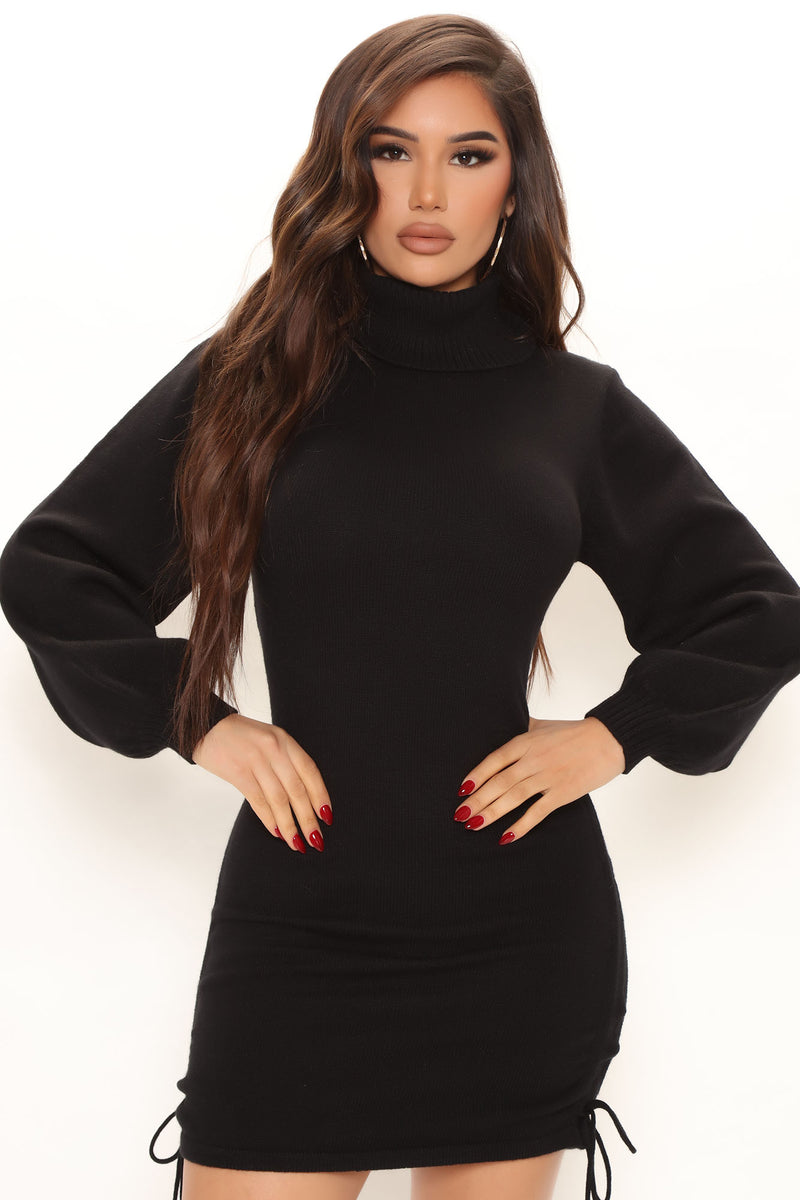Fashion nova turtleneck online dress