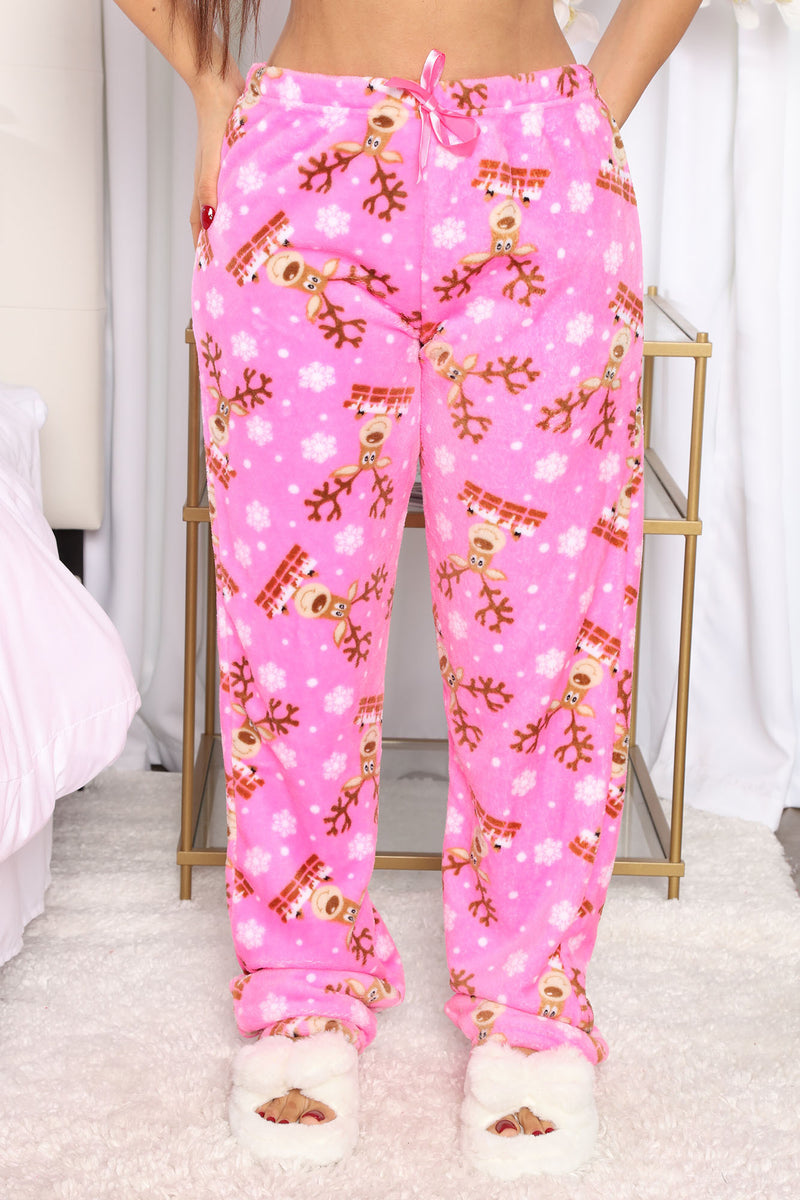 Reindeer pajama pants clearance