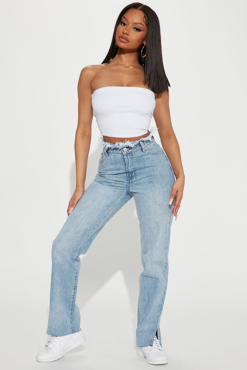 Cut out jeans fashion hot sale nova