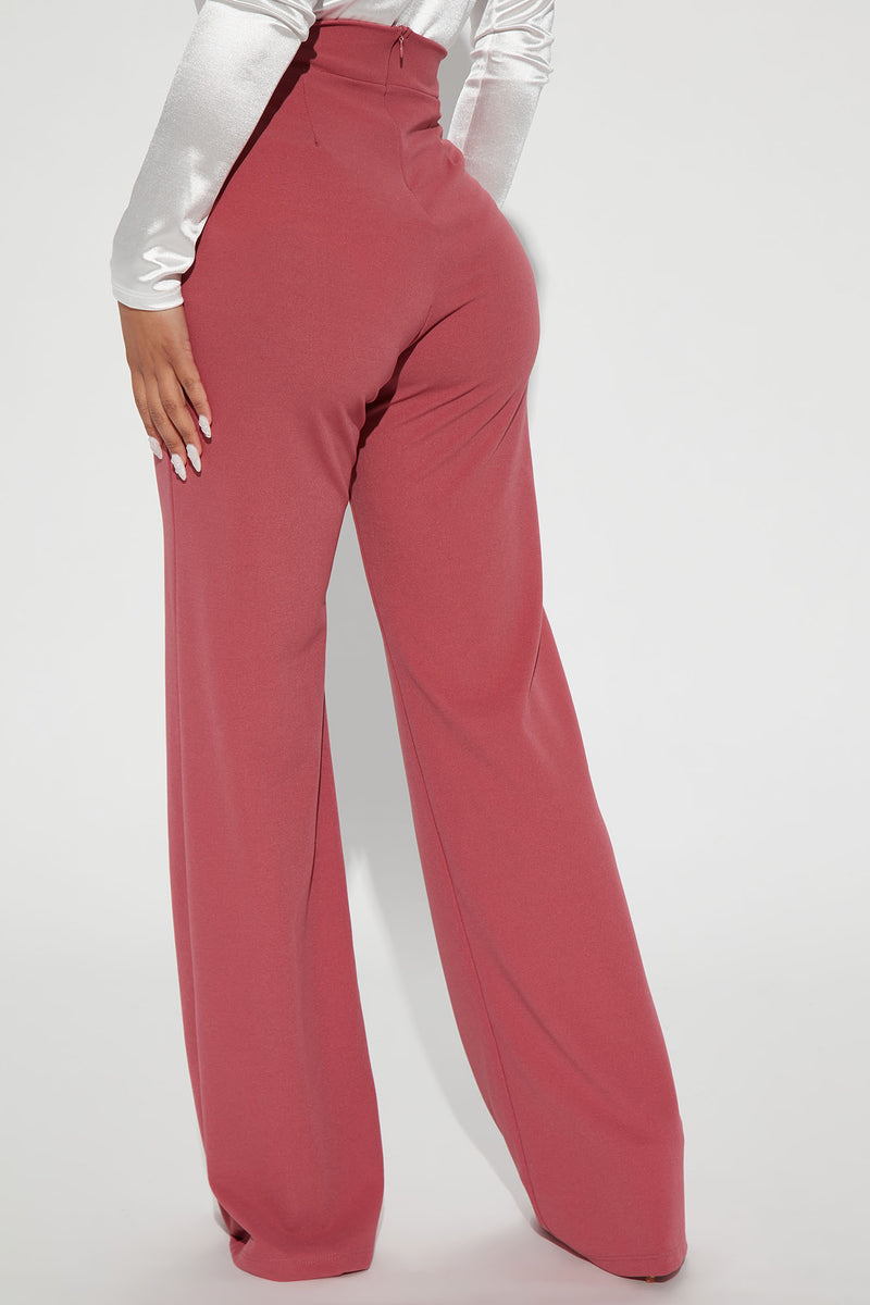 Petite Victoria High Waisted Dress Pants - Mauve | Fashion Nova,  Career/Office | Fashion Nova