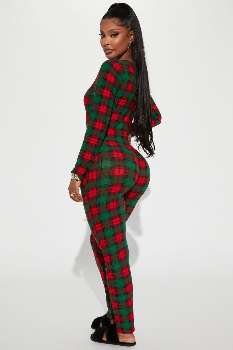Fashion nova plaid jumpsuit 2025