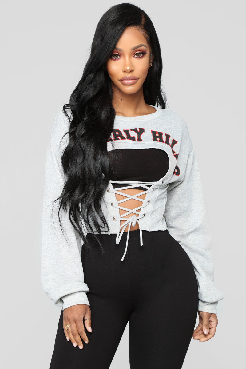 City Hopper Sweatshirt (Women's) -  Grantley Gray (Heathered) Washington D.C. main image 1