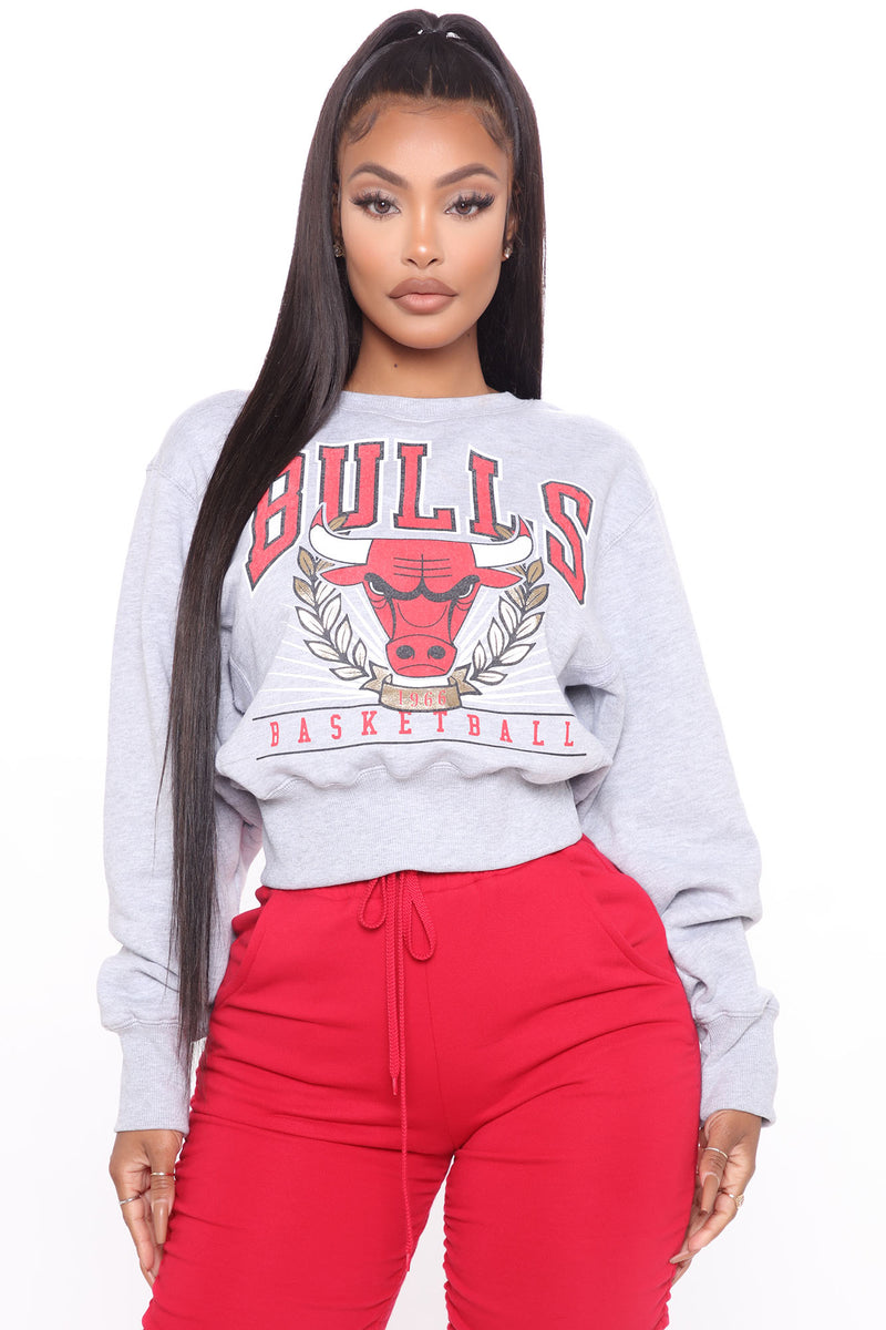 Chicago bulls hotsell cropped hoodie