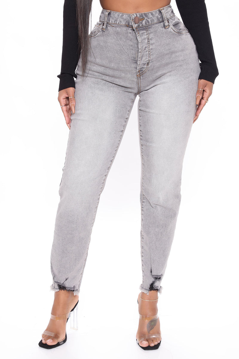 Fashion nova grey shop jeans