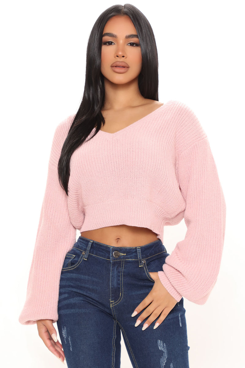 Fashion nova clearance pink sweater