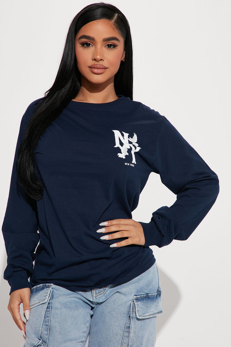 women's yankees long sleeve shirt